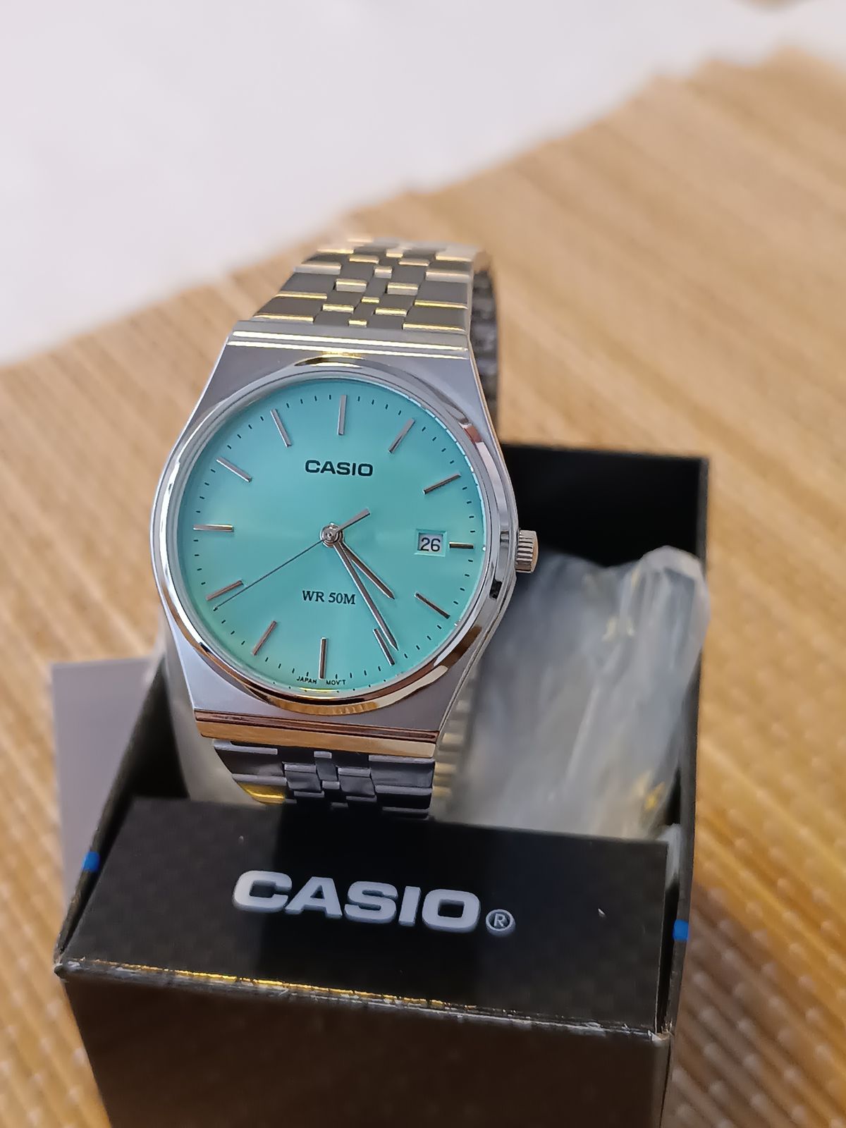 Casio Men’s Dual Display Stainless Steel Watch